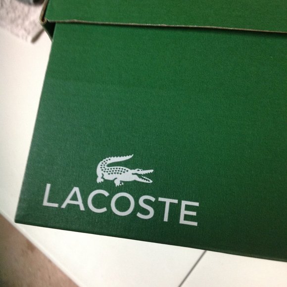 Lacoste Men's Active Black & Gray Textile Sneakers - 11.5 - New in Box - Picture 9 of 10